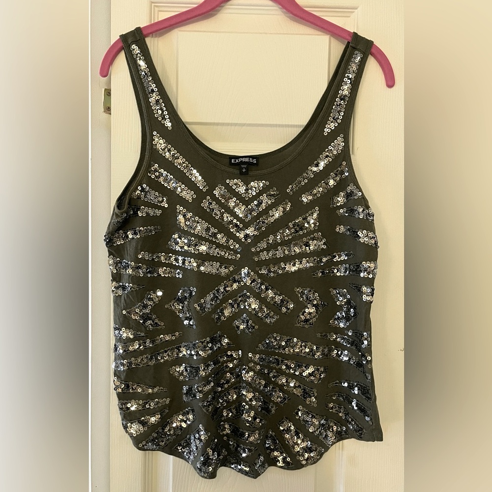 Express Sequin Tank